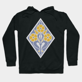 Flowers Inside A Diamond - Bright Hoodie